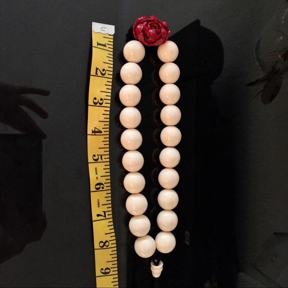 necklace 🌹 bone beads - Picture 2 of 8